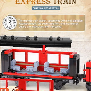 لگو هری پاتر و ایستگاه جادویی قطار هاگوارتز 898 قطعه 4th Party 19035 Hogwarts Express_اسباب بازی
